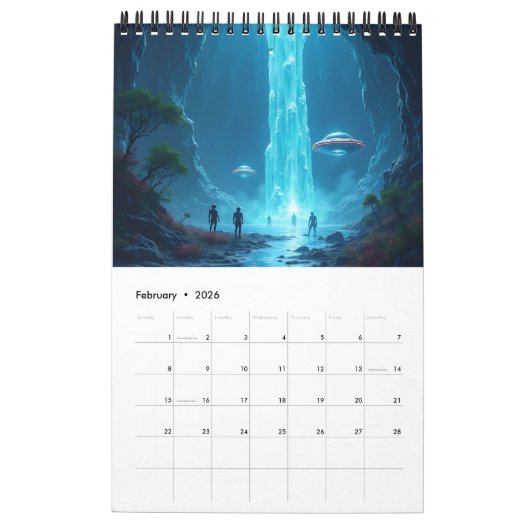 Calendrier Aliens and UFOs | Ufology (Feb 2026)