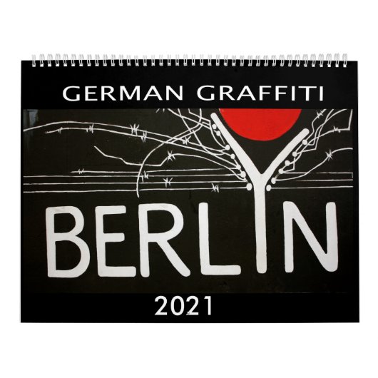 Calendrier allemand des graffitis 2021 (Protection)