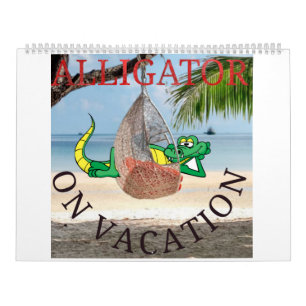 Calendrier Alligator en vacances