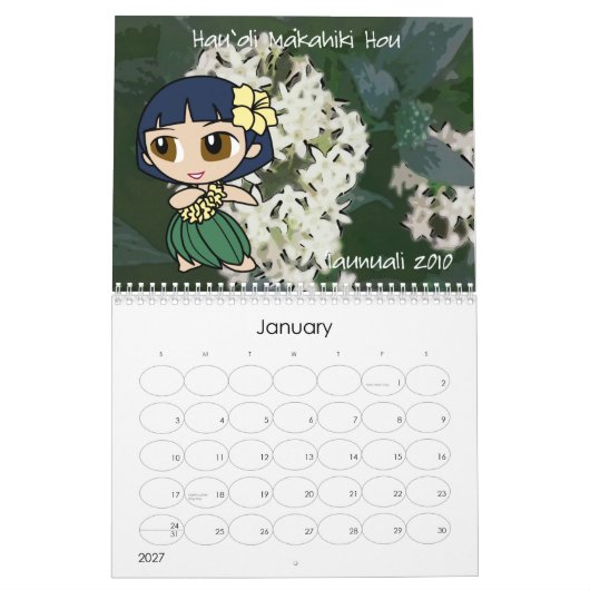 Calendrier "Aloha Honeys" 2010 (Jan 2027)