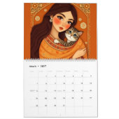 Calendrier amateur de chats 2027 (Mar 2027)