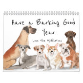 Calendrier Amateurs de chiens Citation amusante pour animaux  (Protection)