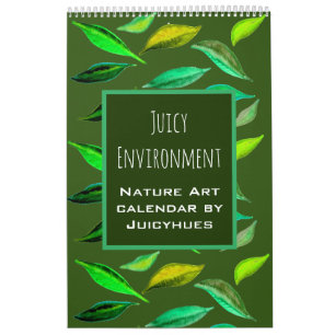 Calendrier Amateurs de nature art feuilles et art des arbres