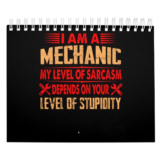 Calendrier Amateurs mécaniques| Je Suis Mécanique (Protection)