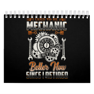Calendrier Amateurs mécaniques Vintage J'Étais Mécanique