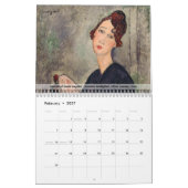 Calendrier Amedeo Modigliani (Feb 2027)