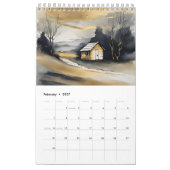 Calendrier américain de 12 mois (Feb 2027)