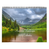 Calendrier américain de paysages (Protection)