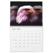 Calendrier American Eagles - Oiseaux & Animaux Art (Mar 2027)