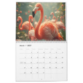 Calendrier American Flamingo 2026,Personalized Name gift (Mar 2027)