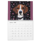 Calendrier American Foxhound (Jan 2027)