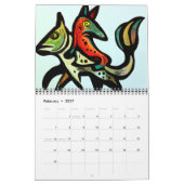 Calendrier amérindien du Michigan Anishinaabee (Feb 2027)