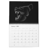 Calendrier amérindien du Michigan Anishinaabee (Jan 2027)