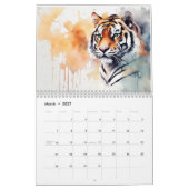 Calendrier Amis du zoo aquarelle (Mar 2027)