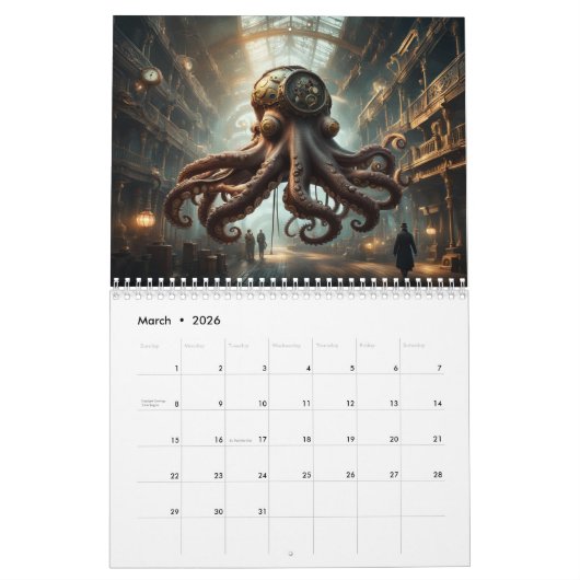 Calendrier Amis Steampunk (Mar 2026)