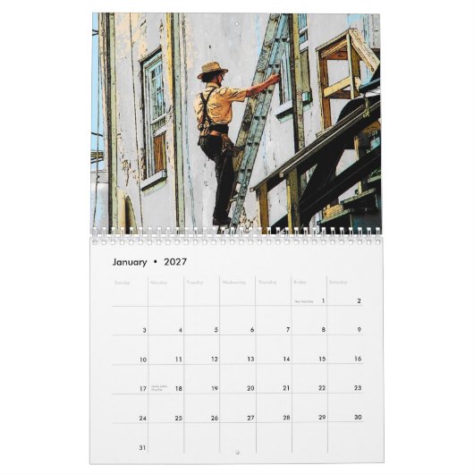 Calendrier amish du pays 2011 (Jan 2027)