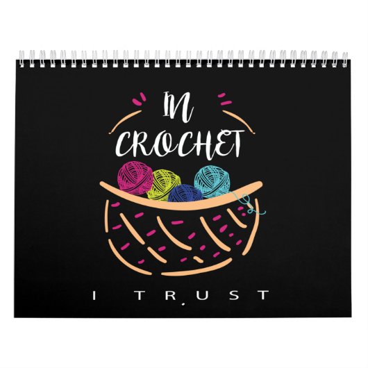 Calendrier Amour crochet| Crochet couleur J'ai confiance (Protection)