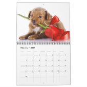 Calendrier Amour de Chiots (Feb 2027)