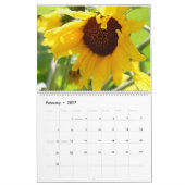 Calendrier Amour de tournesol (Feb 2027)