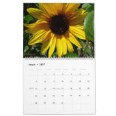 Calendrier Amour de tournesol (Mar 2027)