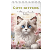 Calendrier Amoureux de les chats Cute Kittens Aquarelle saiso (Protection)