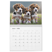 Calendrier Amoureux des chiens chiot (Mar 2026)