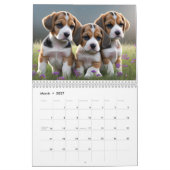 Calendrier Amoureux des chiens chiot (Mar 2027)