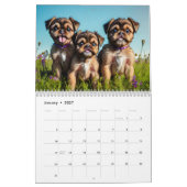 Calendrier Amoureux des chiens chiot (Jan 2027)