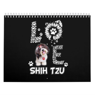 Calendrier Amoureux des chiens  Magnifique Shih Tzu