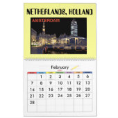Calendrier AMSTERDAM 1, AMSTERDAM, HOLLANDE,… - customisé (Feb 2027)
