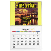 Calendrier AMSTERDAM 1, AMSTERDAM, HOLLANDE,… - customisé (Jan 2027)