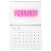 Calendrier amusant 2026 (Feb 2027)