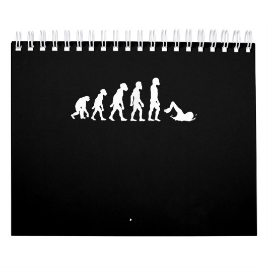 Calendrier Amusant Nage Humain Évolution Nager (Protection)