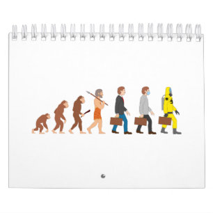 Calendrier Amusante évolution humaine