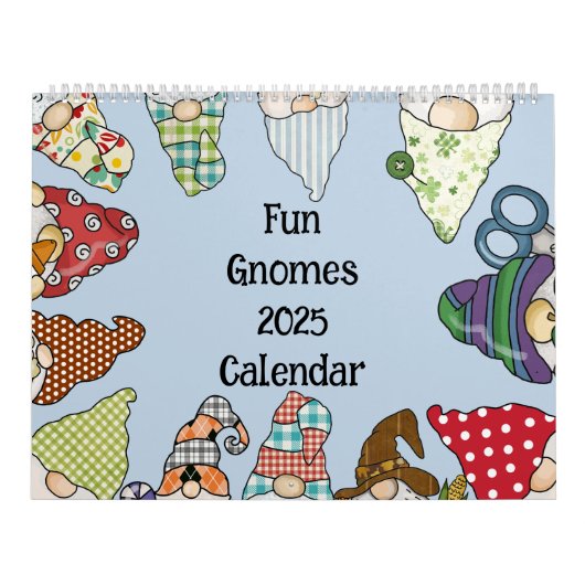 Calendrier Amusants Gnomes 2025 Famille Amical (Protection)
