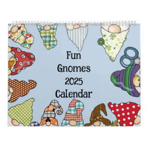 Calendrier Amusants Gnomes 2025 Famille Amical