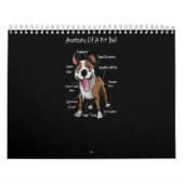 Calendrier Anatomie d'un Pitbull (Protection)