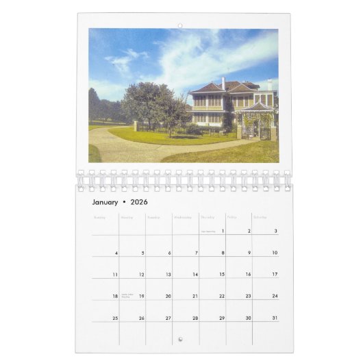 Calendrier Anatomie d'une peinture : Sam Houston Park 1905 Ac (Jan 2026)