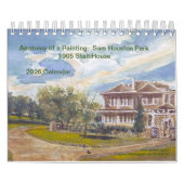 Calendrier Anatomy of a Painting: Sam Houston Park 1905 Home (Protection)