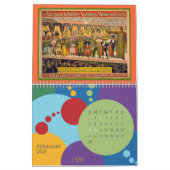 Calendrier ancien de 2014 affiches de cirque (Feb 2027)