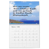 Calendrier Ancien proverbe amérindien (Feb 2026)