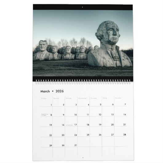 Calendrier Anciennes choses, abandon et déclin Vol. 4 Calendr (Mar 2026)