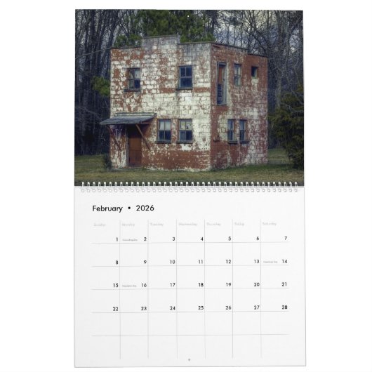 Calendrier Anciennes choses, abandon et déclin Vol. 4 Calendr (Feb 2026)