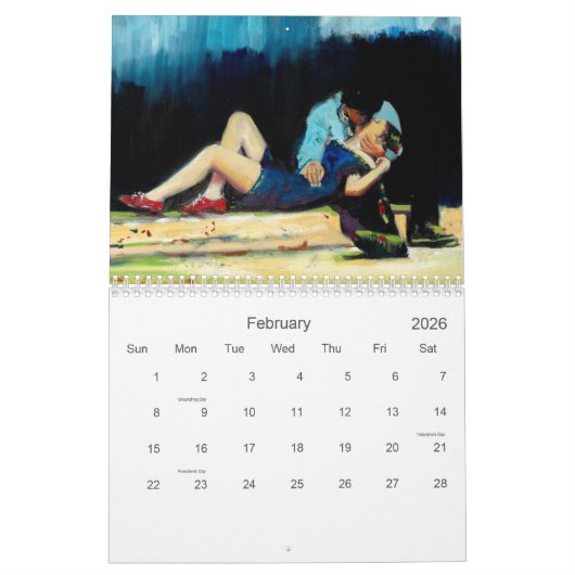Calendrier Andrea McKoy Fine Art 2021 Calendar - Edition I (Feb 2026)