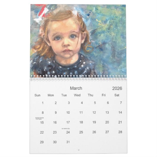 Calendrier Andrea McKoy Fine Art 2021 Calendar - Edition I (Mar 2026)