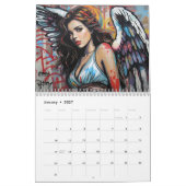 Calendrier Ange Fantastique 2027 (Jan 2027)