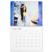 Calendrier Angel Art Imaginaire Guardian Angels 2025 par McAd (Jan 2026)