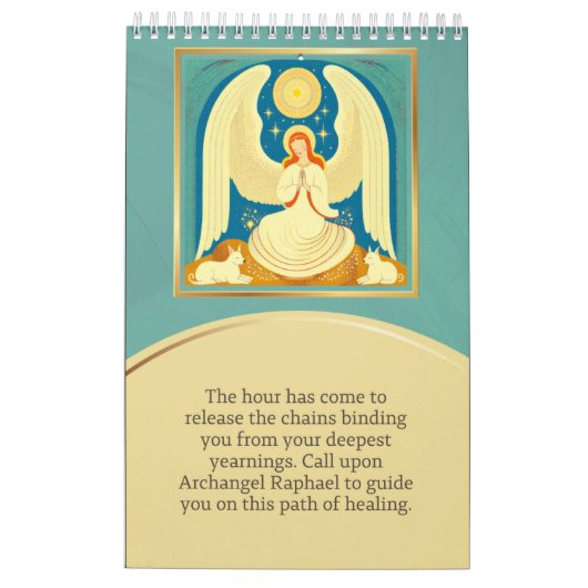 Calendrier angel calendar (Dos)