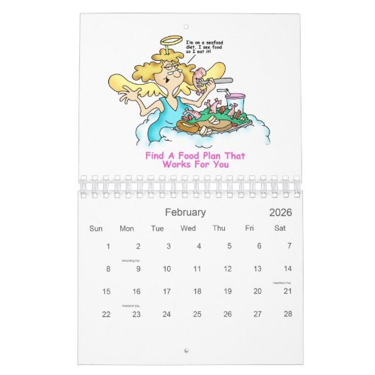 Calendrier Angel Midge 2021 - Perte de poids des dessins anim (Feb 2026)