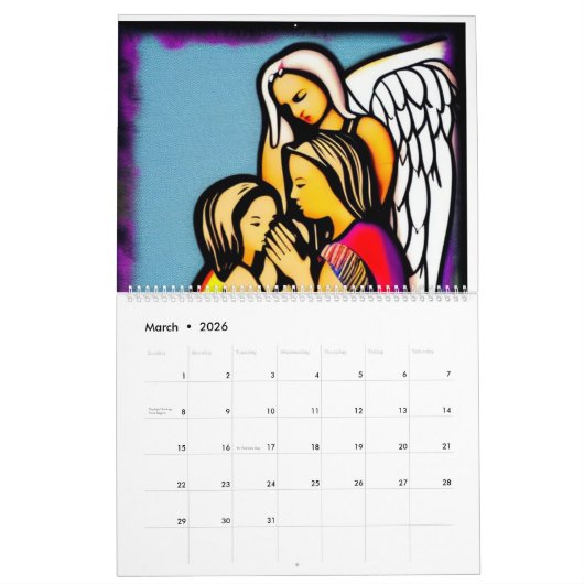 Calendrier Angels Dans Art 2023 (Mar 2026)
